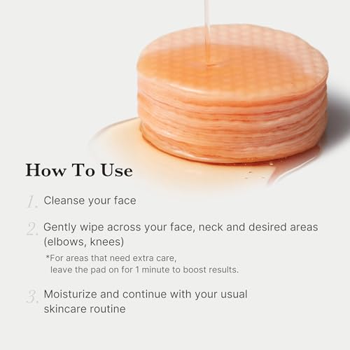 medicube Toner Pads Red Succinic Acid Panthenol Pad for Facial Peeling Red Succinic Acid Pads 70 Count (Pack of 1)
