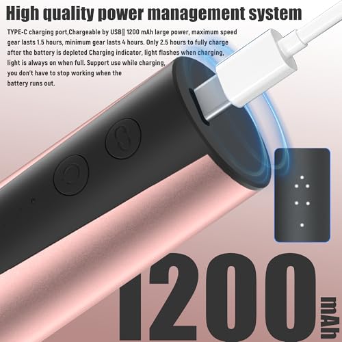Rechargeable Electric Foot Callus Remover, Pedicure Tools for Feet, Electric Foot File, Heel Scraper for Cracked Heels, Calloused Feet Remover Tool (Pink) Pink