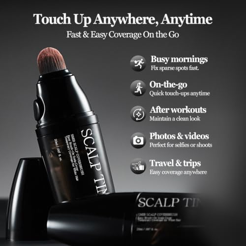 SMIB Scalp Tint Brush – Waterproof & Sweatproof 0.67fl oz (Black)
