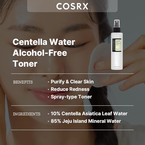 COSRX Alcohol-Free CICA Toner, Centella Soothing Spray Toner, 5.07 fl oz