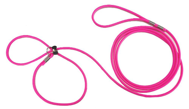 12-Foot Mini Pig Harness - Adjustable Harness & Leash for All Animals - Pigs, Ferrets, Rabbits, Guinea Pigs, Dogs, Cats, Reptile, and Chickens Pink - BeesActive Australia