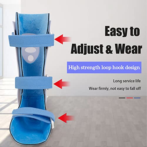 Kids AFO Drop Foot Brace Baby Ankle Foot Orthosis Night Splint for Children Toddler Pediatric Strephenopodia Support Strephexopodia Splint Walking with Shoes or Sleeping (XL-Left) XL-Left White