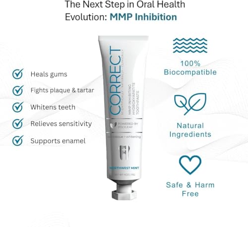 Fluoride-Free Nano-Hydroxyapatite Toothpaste – Whitening, Sensitive Teeth, MMP Inhibiting, Antiplaque, Remineralizing, Created by Doctors + Dentists for Gum Health, SLS-Free, Made in USA, 4oz, 3-Pack