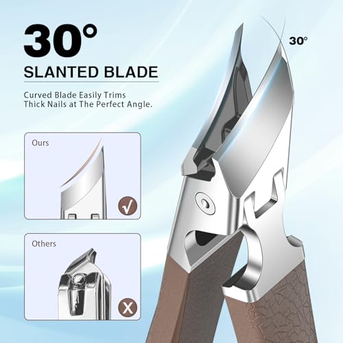Eagle Beak Slanted Nail Clippers for Thick & Ingrown Toenails