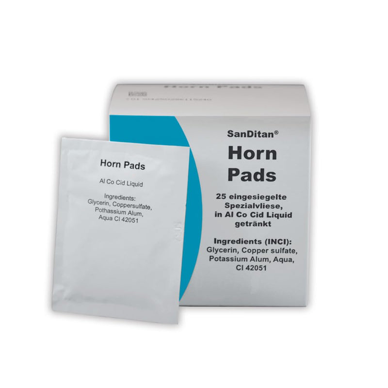 Veyx SanDitan Horn Pads | Double pack | 2 x 25 pads | For horses and cows - BeesActive Australia
