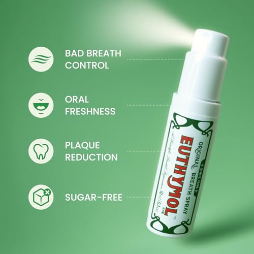EUTHYMOL Fresh Breath Duo Bundle - Original Pink Toothpaste & Mouth Spray