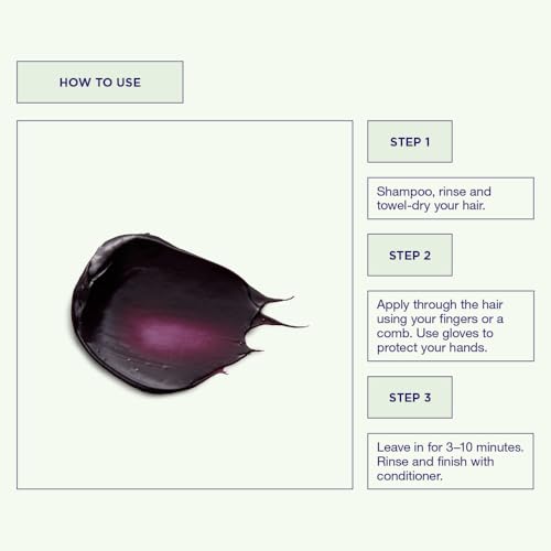 Maria Nila Color Refresh, Vivid Violet, Purple/Violet Hair Mask, Semi-Permanent Pigments, 100% Vegan & Sulfate/Paraben free 300 ml (Pack of 1)