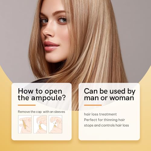 Nuspa Rejuvenating Revitalizing Anti Hair Loss Ampoules Treatment,Stabilizing Barrier Scalp, Follicles Hair Growth Serum For Men Women