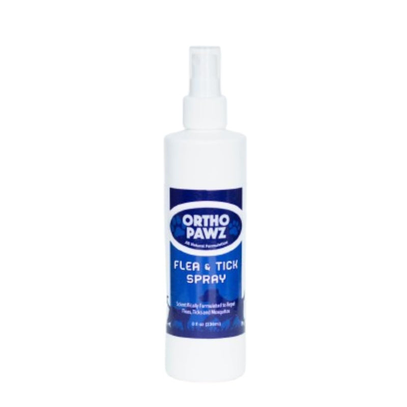 Flea & Tick Spray 8oz – All-Natural Citrus Oil Formula – Safe for Dogs, Cats, Puppies & Kittens – Protects Against Fleas, Ticks, Mosquitoes & Mites – Made in USA