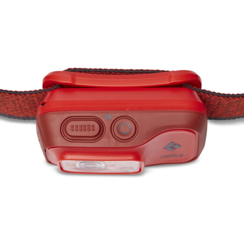 BLACK DIAMOND Cosmo 350-R Rechargeable LED Headlamp, Waterproof and Dimmable for Camping, Hiking, Running, with Red Light Headlamp Mode, Octane One Size - BeesActive Australia