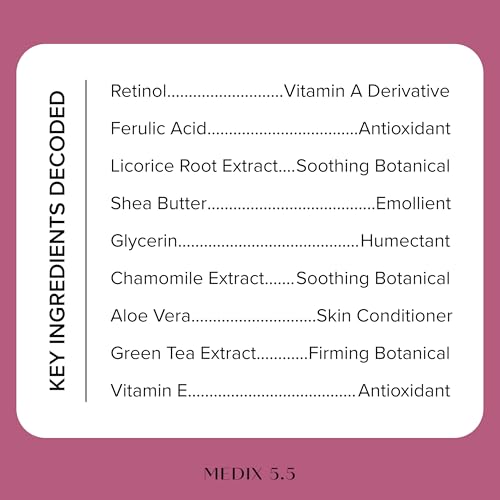 Medix 5.5 Retinol Cream + Collagen Cream Skincare Set Moisturizer Body & Face Lotion | Firming Body Lotion Set Reduces Look Of Sagging Skin, Cellulite, Sun Damage & Crepey Skin For Women, 2PC Bundle Collagen + Retinol Cream 2 Piece Set