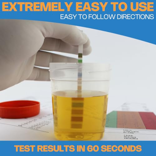 URS Test Strips – Easy Urine Test Strips for at-Home Health Insight, Reliable and Simple to Use Comprehensive Test - for Men & Women at Home Use