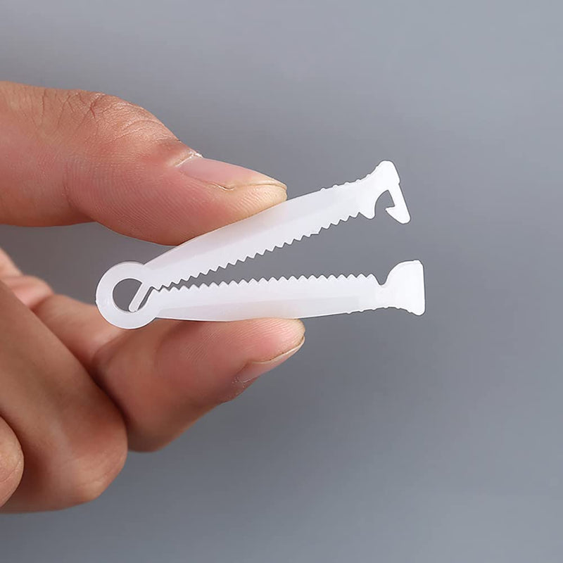 40pcs Disposable Umbilical Cord Clamp Birth Hemostatic Materials,Pig Umbilical Cord Clamp for Animals Puppy Kittens Cow Livestock Sheep,Home Birth Supplies kit, White, 1.77 Inch, 1.0 Count - BeesActive Australia