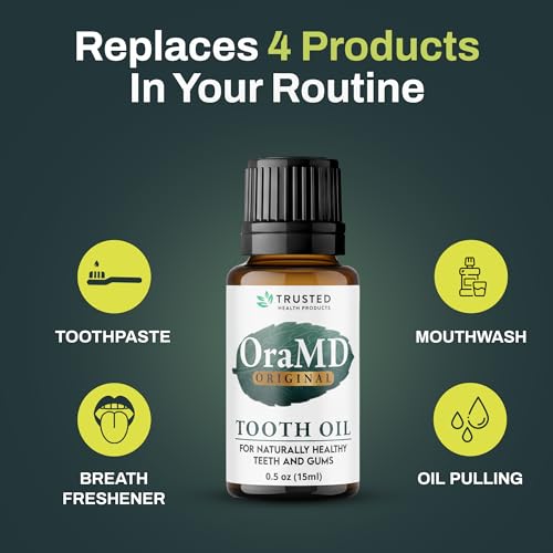 OraMD 4-in-1 Original Tooth Oil - Gum Disease Gingivitis Treatment (1 Pack) 1 Pack