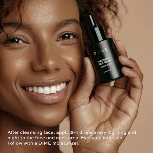 DIME Beauty Hyaluronic Acid Serum - Face Serum, 1 oz 1 Ounce (Pack of 1)