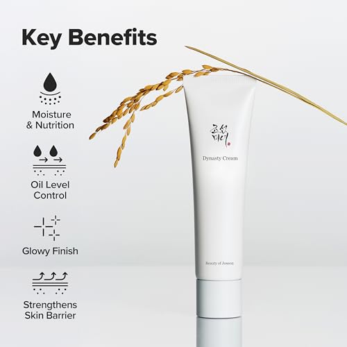Beauty of Joseon Dynasty Cream Hydrating Face Moisturizer for Dry, Sensitive Skin, Korean Skincare for Men and Women 100ml, 3.38 fl.oz 3.38 Fl Oz (Pack of 1)