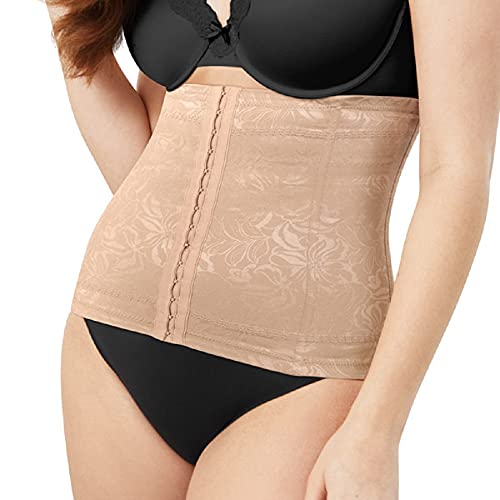 Maidenform Women's Shapewear Waist Nipper Ultra Firm Control Trainer Small Body Beige