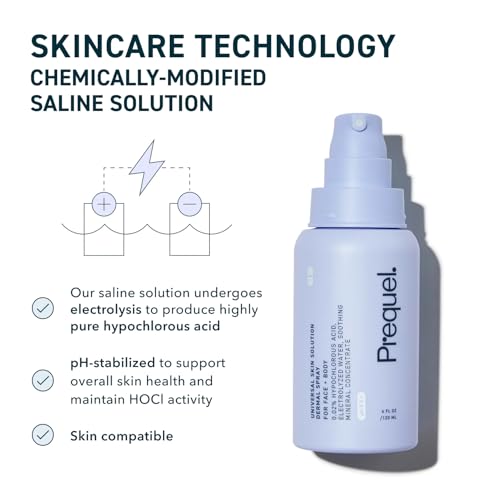 Prequel Skin Hypochlorous Acid Spray - HOCL Facial Mist Minerals 4oz 4 Fl Oz (Pack of 1)