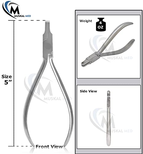 Orthodontic Dental Hole Punch Pliers Thermal Forming Retainer Clear Aligner Braces Plier
