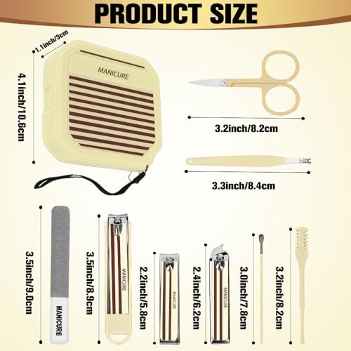 Manicure and Pedicure Kit,Nail Clippers for Women,Travel Gifts for Women,Nail Tools Set 8 in 1,Fingernail Clipper,Manicure Set Men,Gifts Set for Men,Stocking Stuffers for Teen Classic3