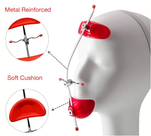 Sino Ortho Combination Adjustable Headgear Strap FDA Certificated (Red)