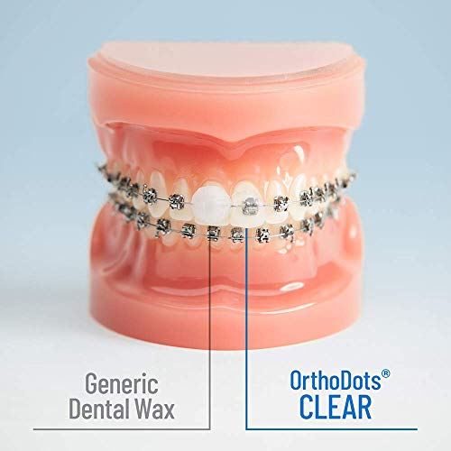 ORVANCE Braces Flosser 2 Pack & OrthoDots Clear 2 Pack – Clean and Protect Your Orthodontics