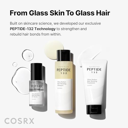 COSRX PEPTIDE 132 Hair Bonding Shampoo, Dandruff Scalp Care, 6.76 fl oz 6.76 Fl Oz (Pack of 1)