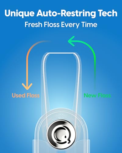 Refill Floss Capsules for Auto-Restringing Flossers, Not for Standalone Use, 90 Continuous Uses Each, PFAS-Free, Zero-Waste, Strawberry (6-Pack) 6 Pack