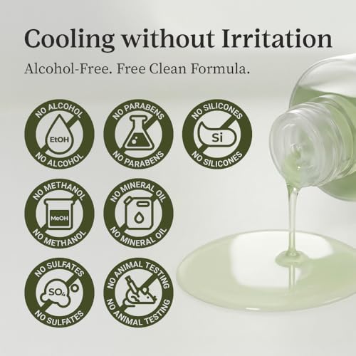 Bang-Ah Tea Cooling Facial Toner – Hydrating & Soothing Korean Mint Toner for Sensitive Skin, Lightweight Refreshing Korean Toner, 150 ml / 5.07 fl oz