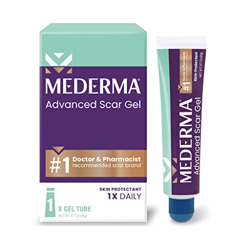 Mederma PM Intensive Overnight Scar Cream, Works with Skin's Nighttime Regenerative Activity & Advanced Scar Gel, Treats Old and New Scars, Reduces the Appearance of Scars from Acne