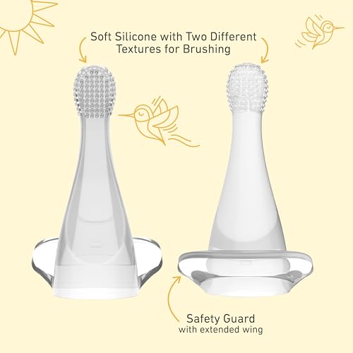 Pure Enrichment PureBaby Infant-to-Toddler Electric Toothbrush and Replacement Head Bundle