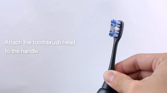 Electric Toothbrush for Adults, Rechargeable Sonic Toothbrush with 180 Days Battery Life, 5 Modes, 48000VPM Motor, Smart Timer, IPX8 Waterproof, 4 Brush Heads and Travel Case, Midnight Blue