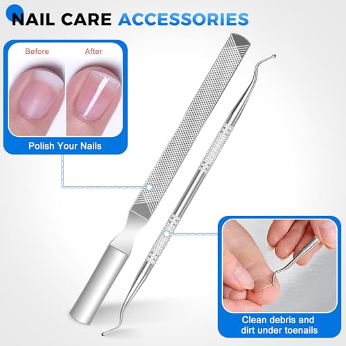 Long Handle Ingrown Toenail Clippers for Seniors Thick Toenails, 2026 Angled Large Toe Nail Clippers for Thick Nails with Wide Opening, Heavy Duty Large Nail Clippers for Men Women Adults with Catcher