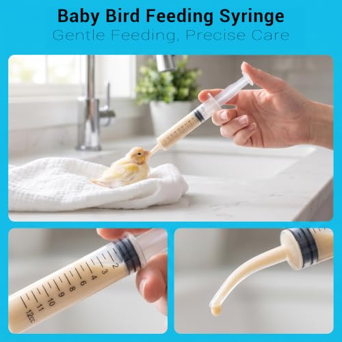 Wisdom Teeth Syringe, 5 Pack Irrigation Dental Syringes with Measure Scale & Curved Tip for Dental Care Liquid Oral Tonsil Stone Curved-with Measurement