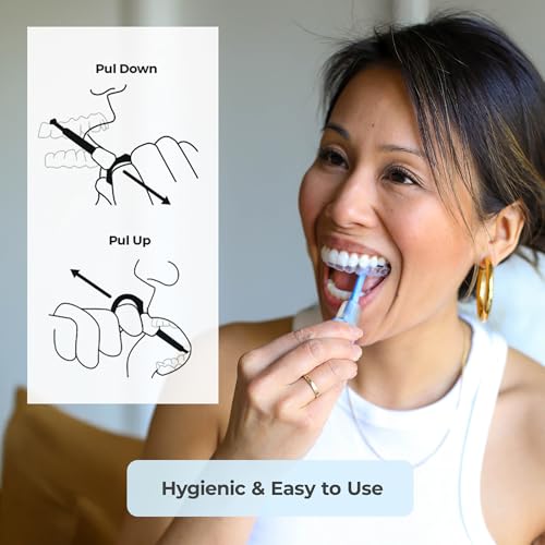 PUL Pack of 3 Reusable 2-in-1 Aligner Seating Chewie & Removal Tool — Compatible with Invisalign, Removable Braces, Retainers, Trays – Easy-to-Use Remover & Chew, Dental, Oral – Pink, Orange, Blue. Removal + Seating Tool