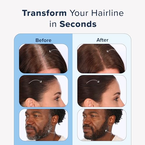 TRUHAIR Color & Conceal Waterproof Root Touch Up - Hair Cover Up for Gray Coverage and Hairline Filling - 11 Colors Available (Auburn) Auburn 0.2 Ounce (Pack of 1)
