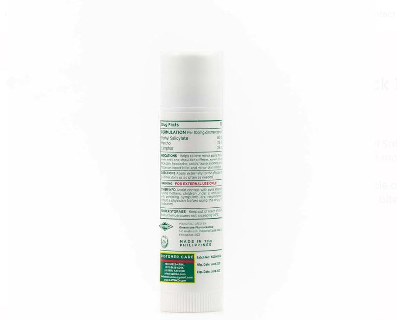 Katinko Oil Liniment Roll on 10ml Pack of 1 (Menthol)