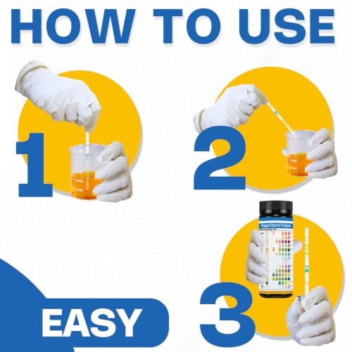 URS Test Strips – Easy Urine Test Strips for at-Home Health Insight, Reliable and Simple to Use Comprehensive Test - for Men & Women at Home Use