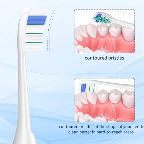 TAWEE Electric Toothbrush Replacement Heads and Teeth Whitening Kit