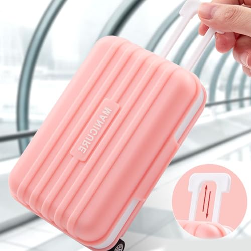 12 IN 1 Professional Stainless Steel Travel Grooming Manicure & Pedicure Set Care Tools A