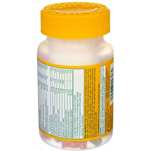Rugby Cerovite Jr. Children's Chewable 60 Tabs Unflavored 60 Count (Pack of 1)