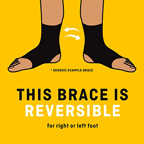 ACE Sport Basics Adjustable Ankle Support 101020 – Moderate Compression Brace for Injury Recovery and Prevention, Fits Left or Right Ankle Pack of 1