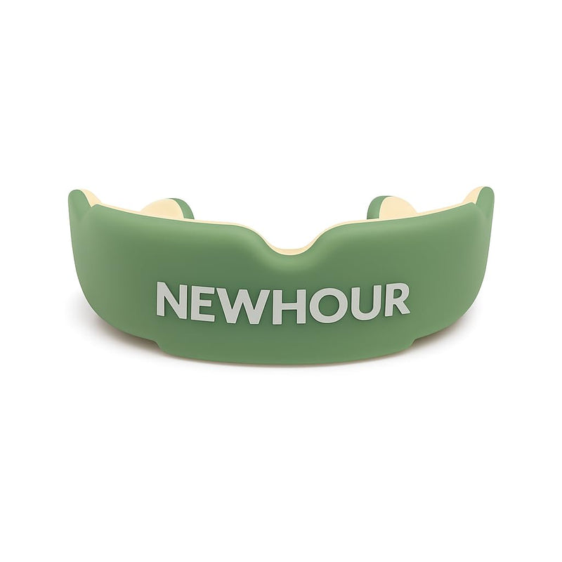 Sports Mouth Guard for Boxing, MMA, Muay Thai, Wrestling, Football & Water Sports – NewHour Adult Mouthguard with a Protective, Breathable Case Basil