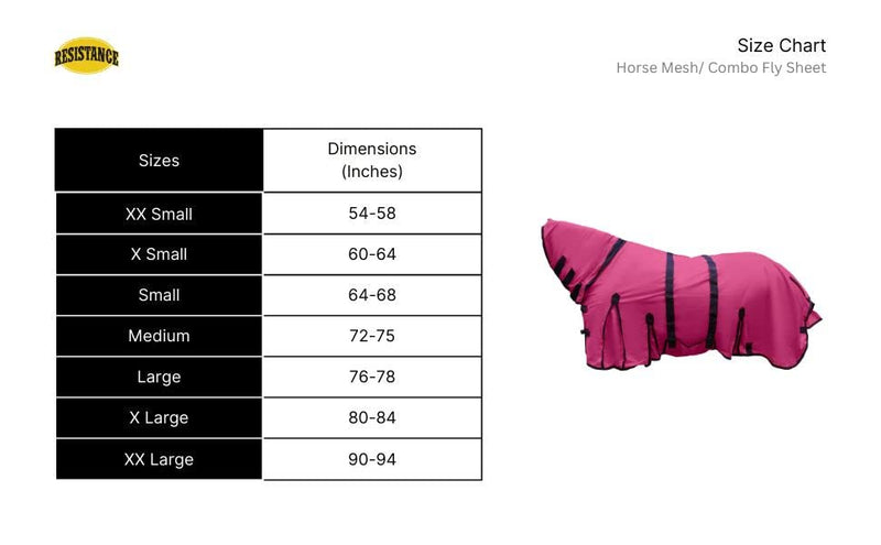 Resistance Durable Mesh Combo Fly Summer Sheet with Belly Guard and Combo Neck Cover White 68" - BeesActive Australia