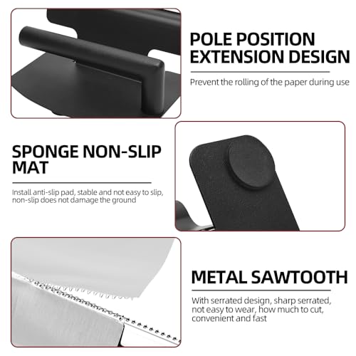 Highlighting Foil Dispenser, Salon Tool for Efficient Aluminum Foil Cutting and Hair Foil Applications, Dispenser Foil Cutting Tool Silver Foil for Salon Barber