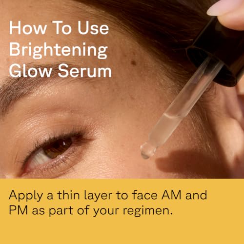 Acure Brightening Glow Serum - Anti Aging Face Serum - 1 fl oz 1 Fl Oz (Pack of 1)