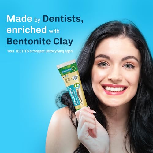 Bentodent Bentonite Clay Toothpaste + Stainless Steel Tongue Scrapers Bundle | Fresh Breath Oral Care Kit | Natural Foam-Free Toothpaste with Silver & Rose Gold Tongue Cleaners