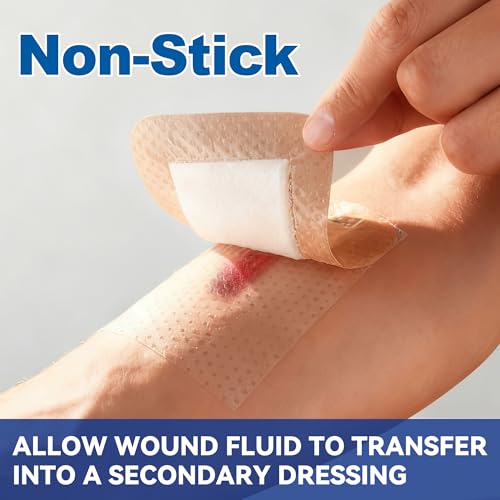 FRESINIDER Silicone Wound Contact Layer 4” x 3”, 10 Pack Non-Adherent Silicone Dressing for Gentle Removal, Protects Fragile & Sensitive Skin, Ideal for Surgical Wounds, Burns, Ulcers, Skin Tears