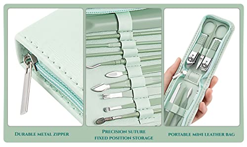 Manicure Set Nail Clippers Pedicure Kit 7 Pcs Travel Nail Kit