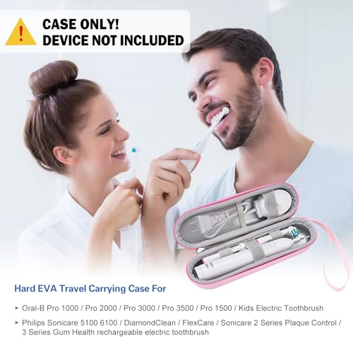ProCase 2 Pack Travel Case for Oral-B/Oral-B Pro Smartseries/IO Serie Sonicare Protective Clean Electric Toothbrush